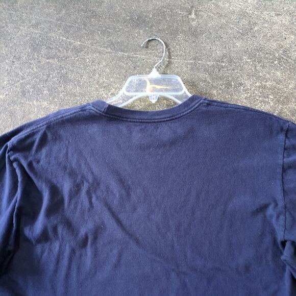 Quiksilver Crop Top Shirt Womens L Blue Cropped Vintage Skate Style Casual Wear - Picture 4 of 7